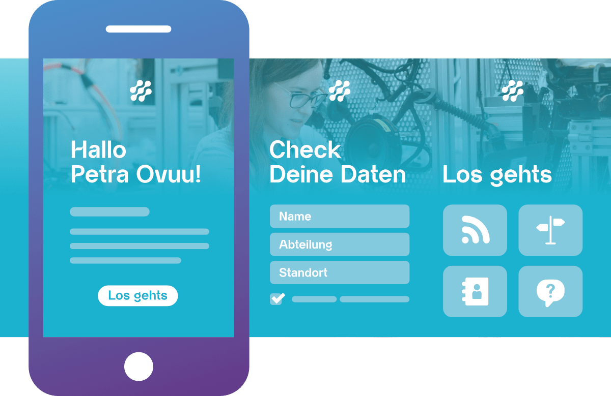 Einfach Onboarding – mobile App