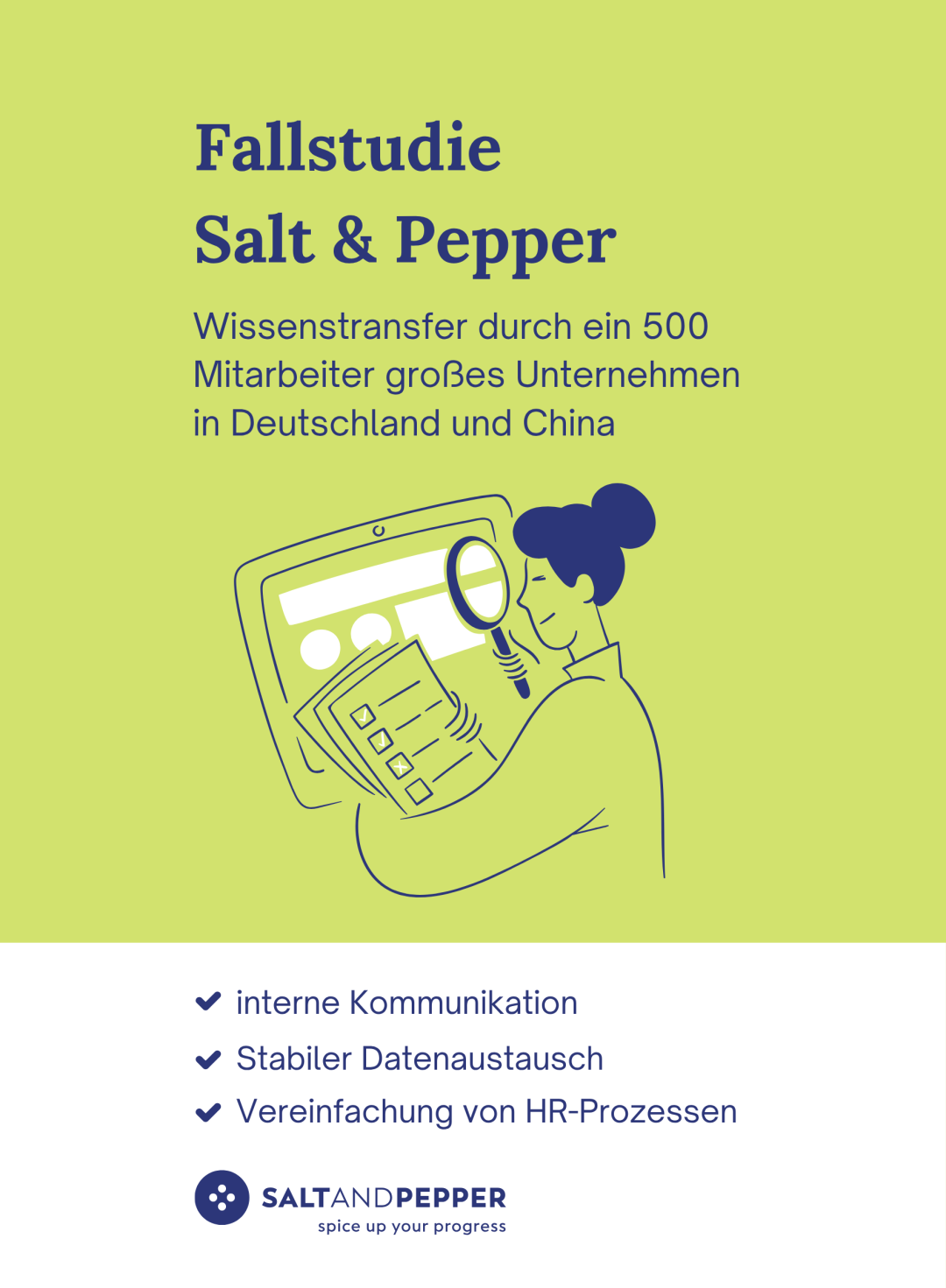 Fallstudie Salt and Pepper Cover